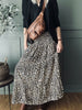 Kjol med smock – Leopard