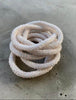 Nepal armband - Opal vit