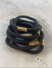 Nepal-armband – Svart / Mässing
