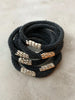 Nepal armband – Svart / Silver