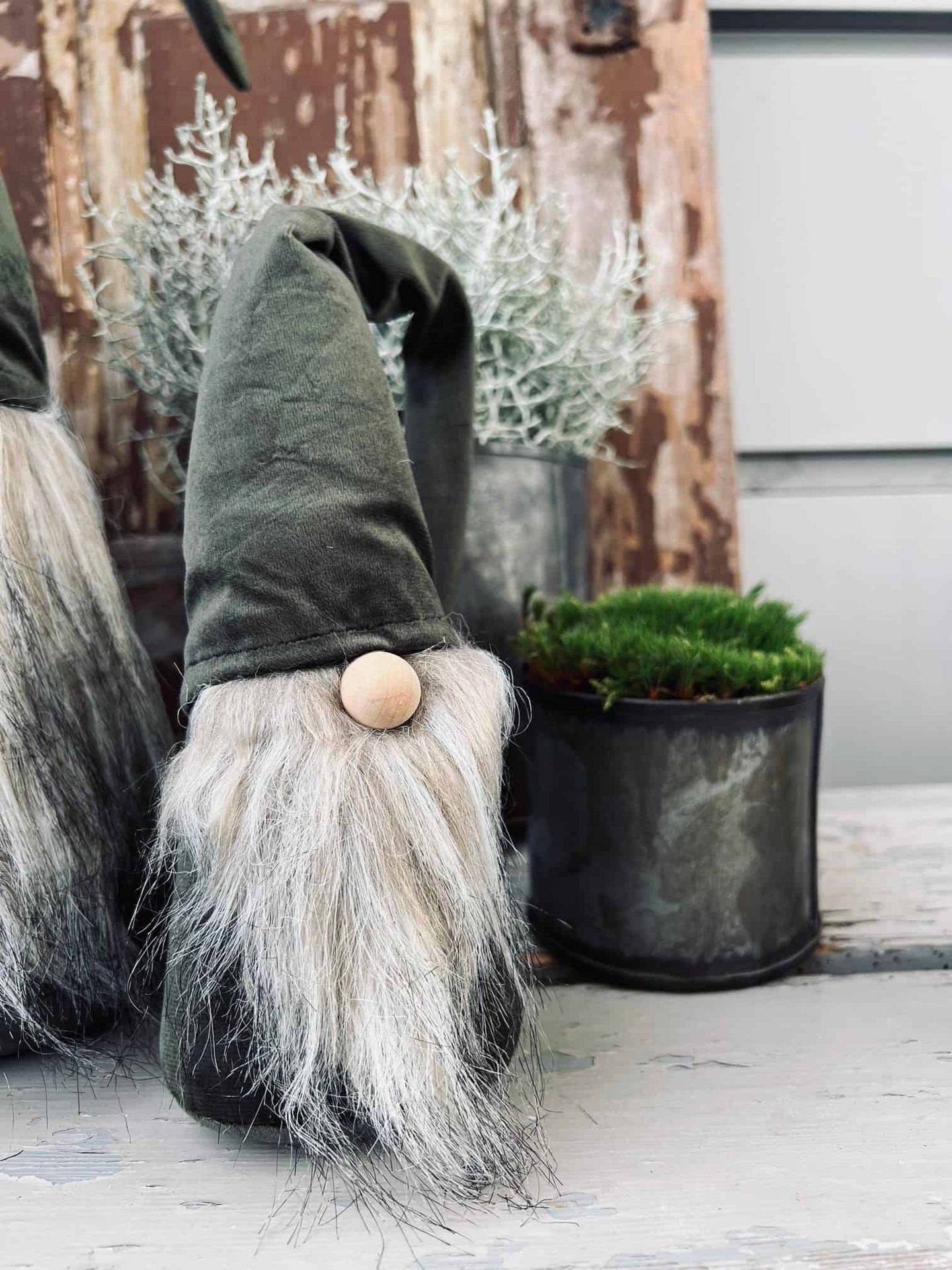 Nisse med skæg - 23cm - VIAMAJA.DK