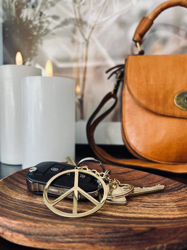 Nøglering Golden Peace - VIAMAJA.DK