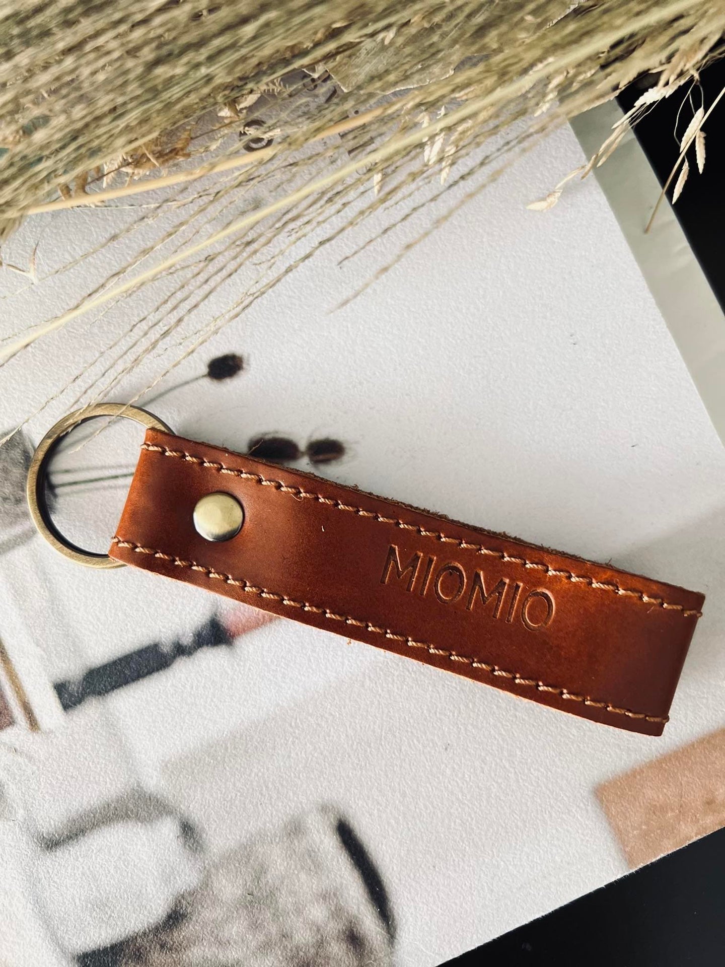 Nøglering MIOMIO – Cognac - VIAMAJA.DK