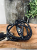 Nyckelrem MARVA - Svart flätning