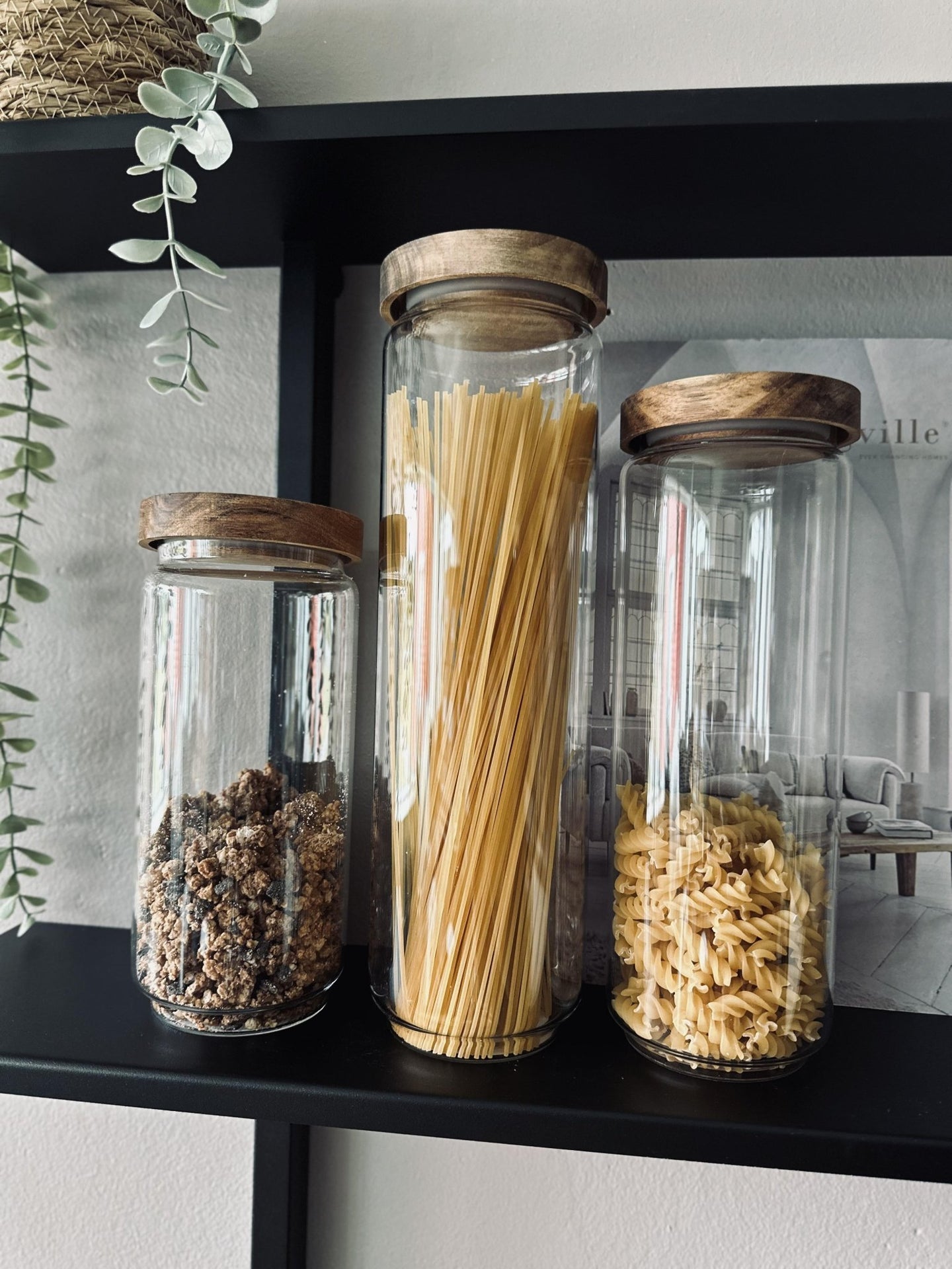 Opbevaringsglas til fødevarer - 1000 ml - VIAMAJA.DK