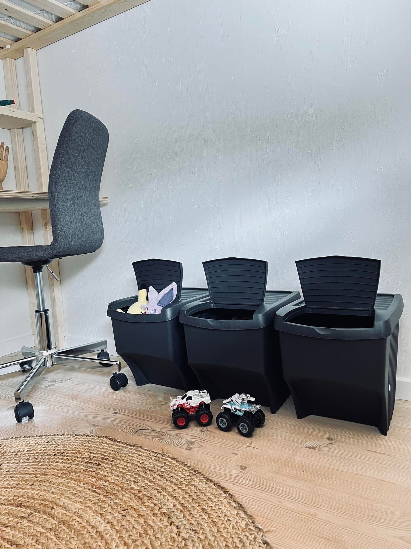 Opbevaringskasser 3 stk - RECYCLING - VIAMAJA.DK