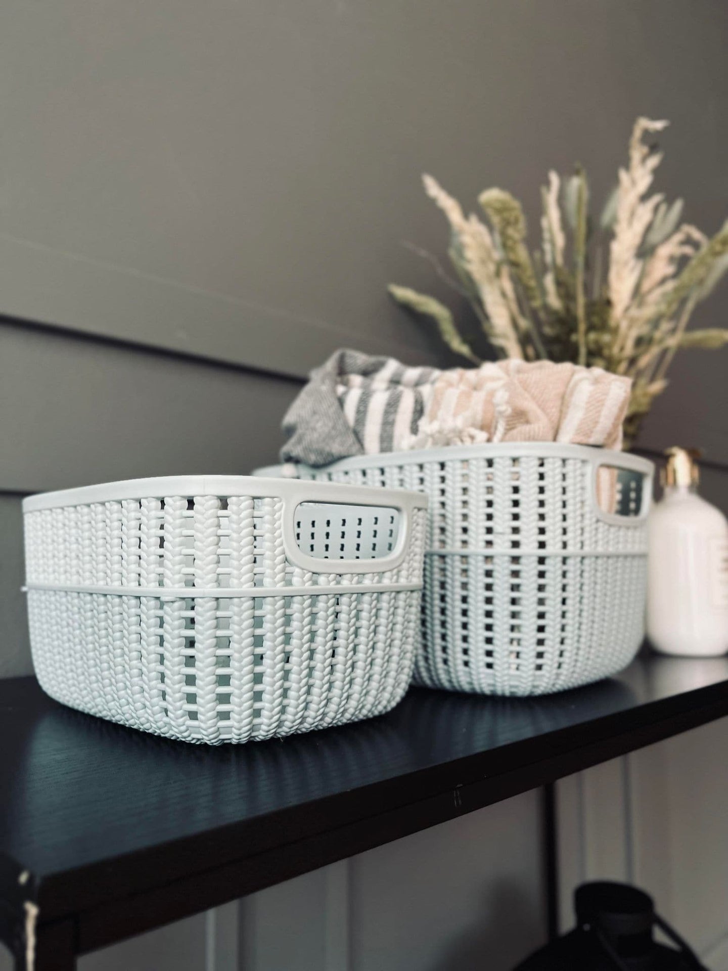 Opbevaringskurv Hally Small – Blue - VIAMAJA.DK