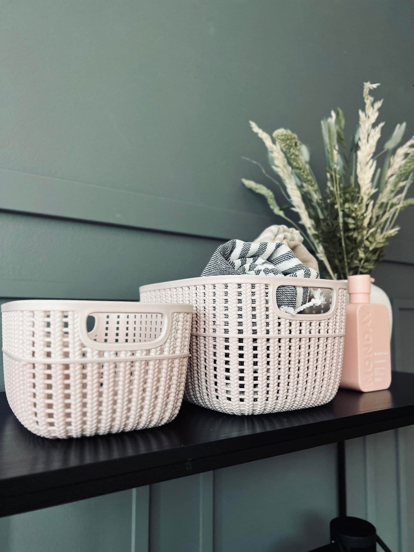 Opbevaringskurv Hally Small – Rose - VIAMAJA.DK