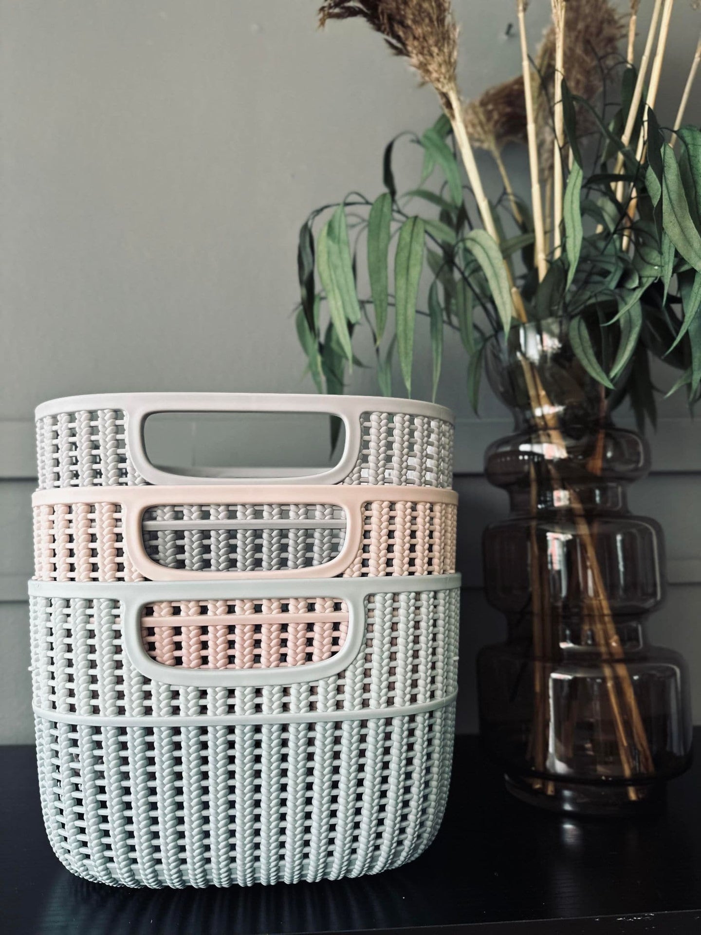 Opbevaringskurv Hally XL – Blue - VIAMAJA.DK