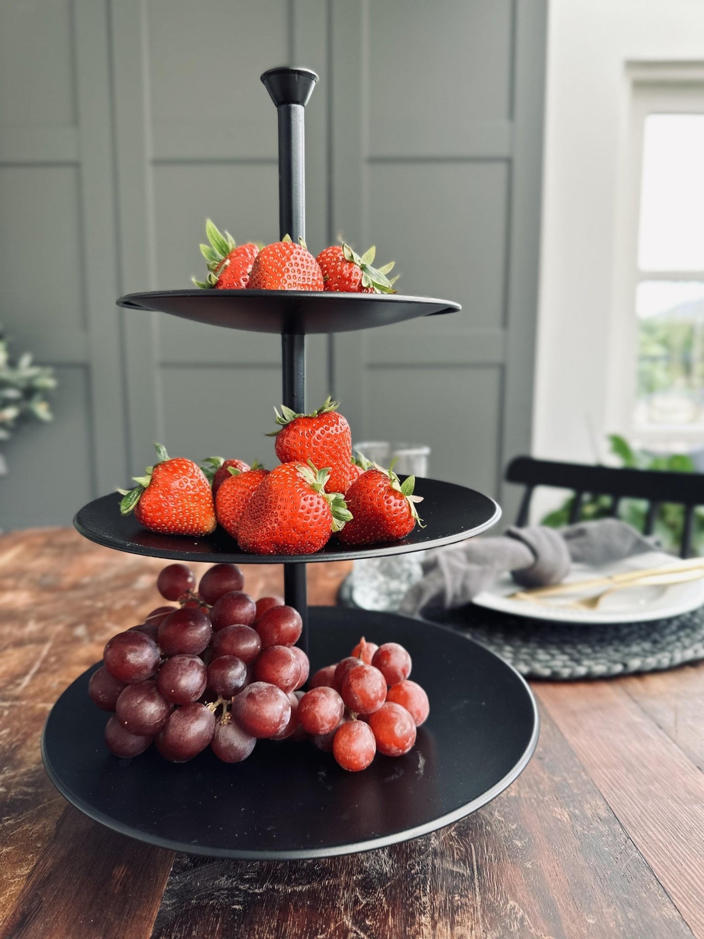 Opsats i sort metal - VIAMAJA.DK