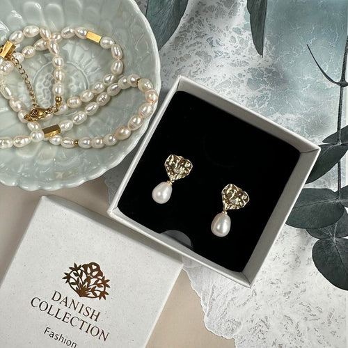 Øreringe Anya – forgyldt - VIAMAJA.DK