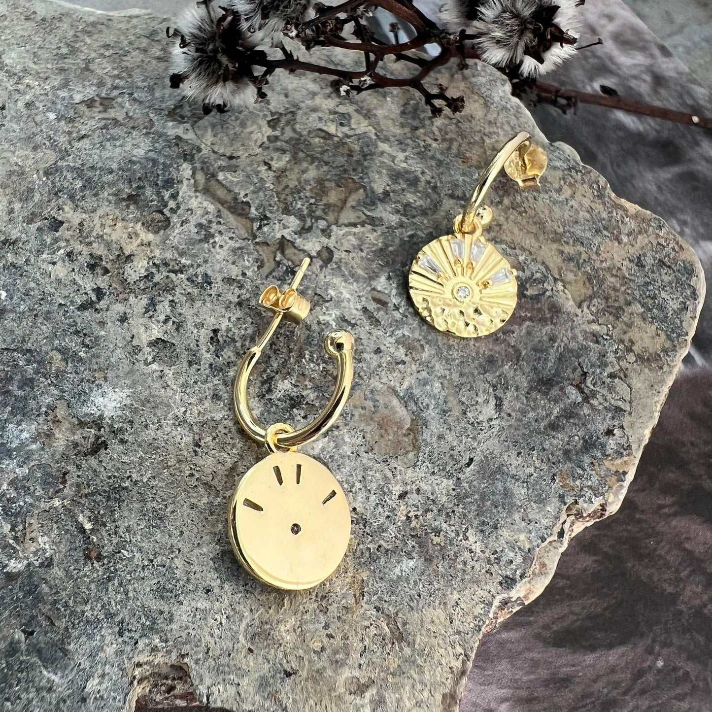 Øreringe Becky 18K forgyldt - VIAMAJA.DK