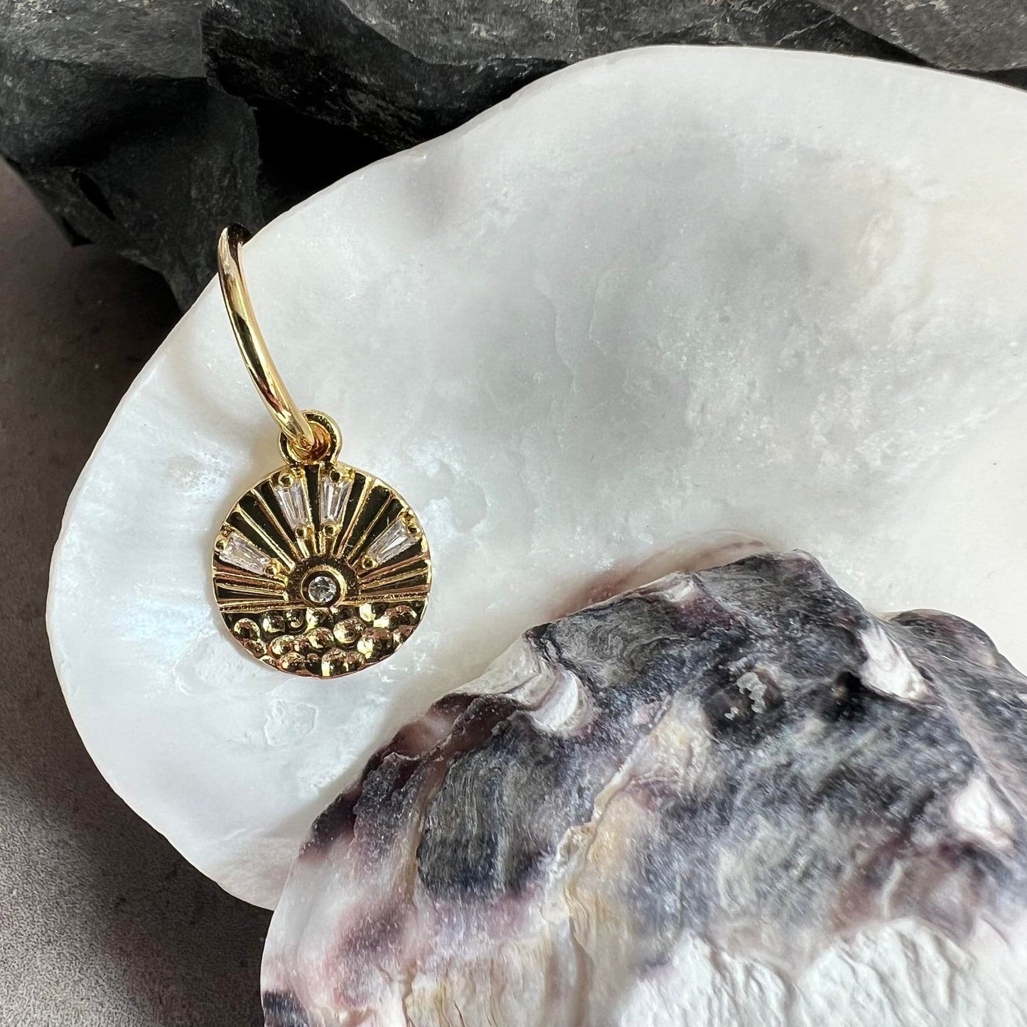 Øreringe Becky 18K forgyldt - VIAMAJA.DK