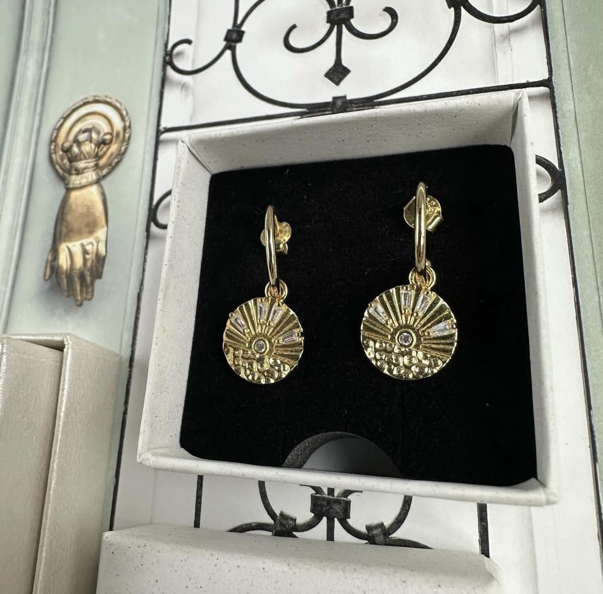 Øreringe Becky 18K forgyldt - VIAMAJA.DK