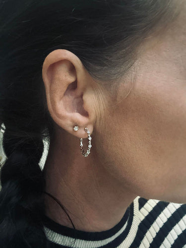 Øreringe Celine Silver 18K forgyldt - VIAMAJA.DK