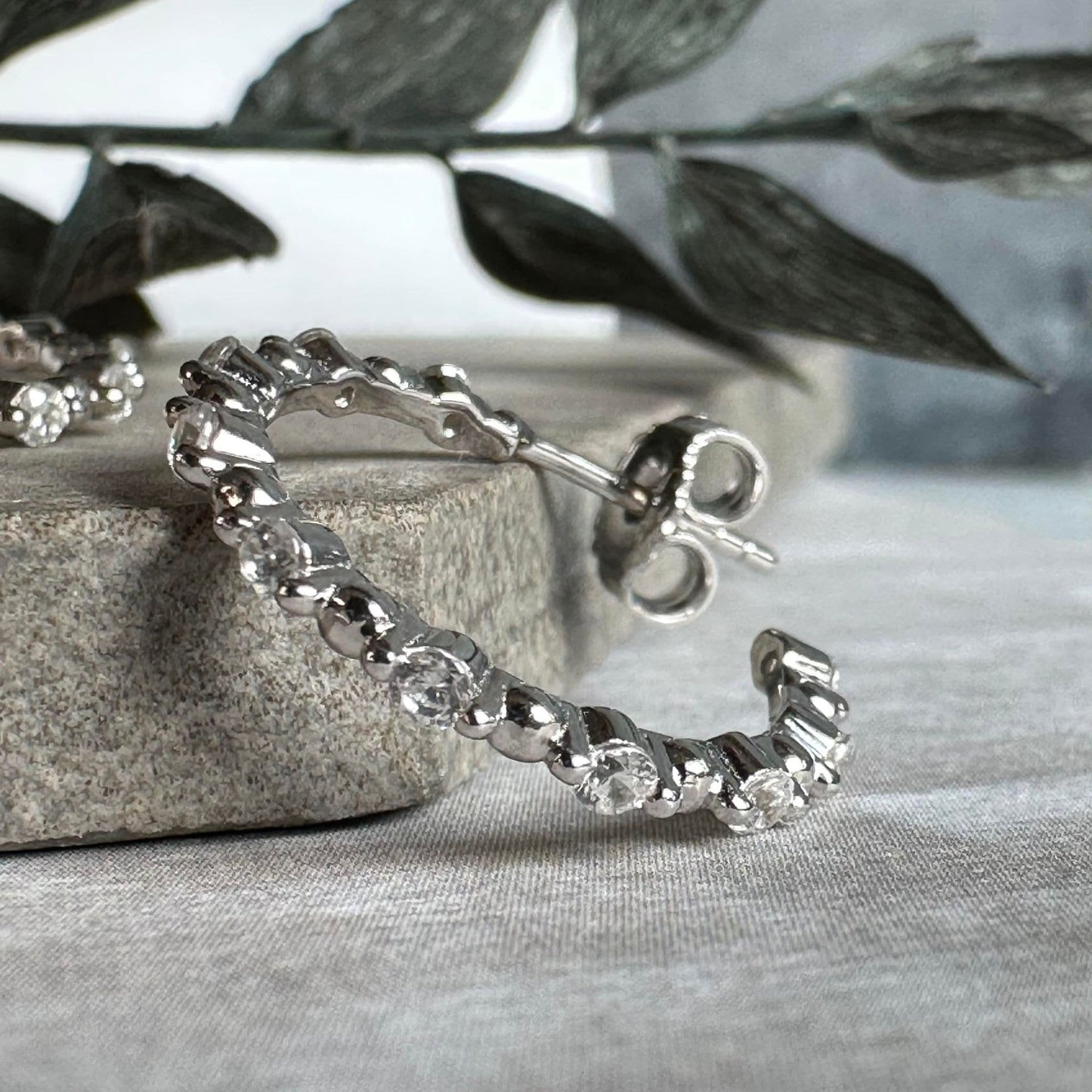 Øreringe Celine Silver 18K forgyldt - VIAMAJA.DK