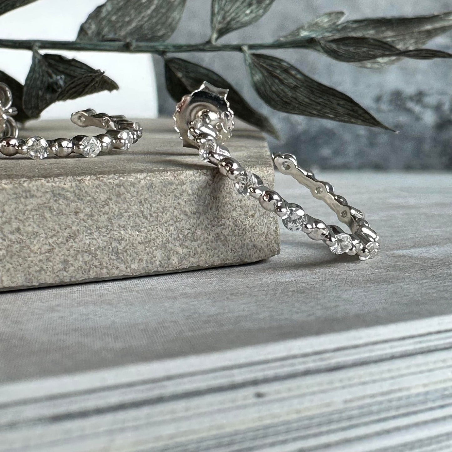 Øreringe Celine Silver 18K forgyldt - VIAMAJA.DK