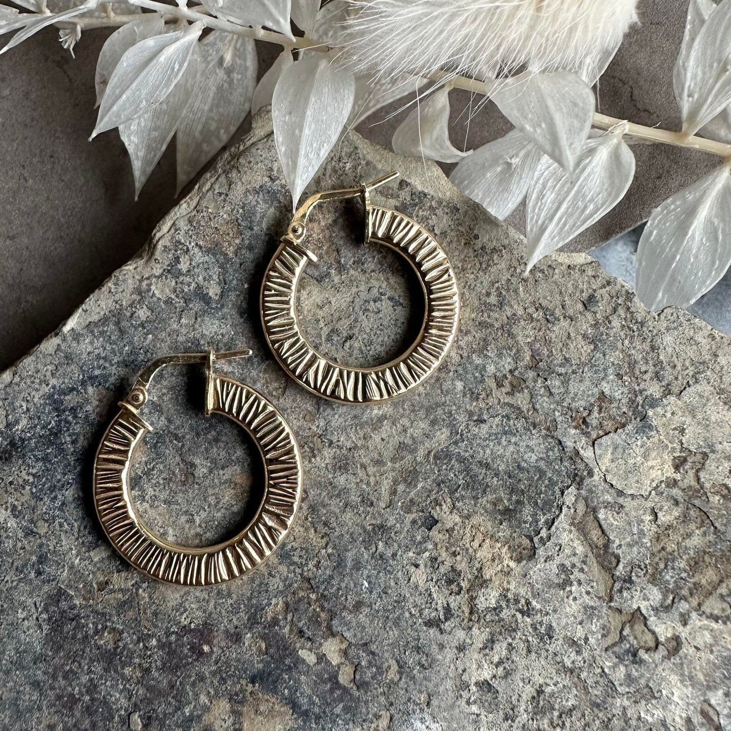 Øreringe Chloe small Sterling Silver 18K forgyldt - VIAMAJA.DK