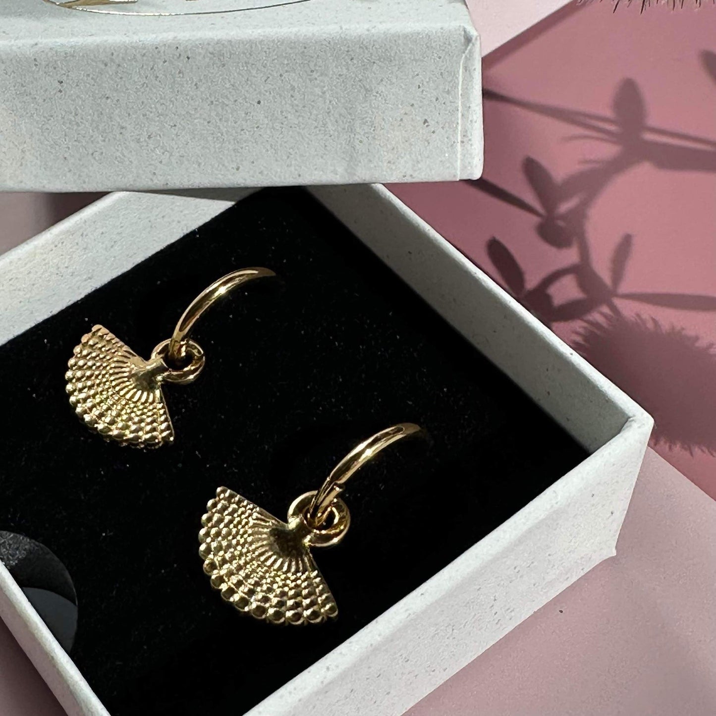 Øreringe Ella 18k forgyldt – Vandfast - VIAMAJA.DK