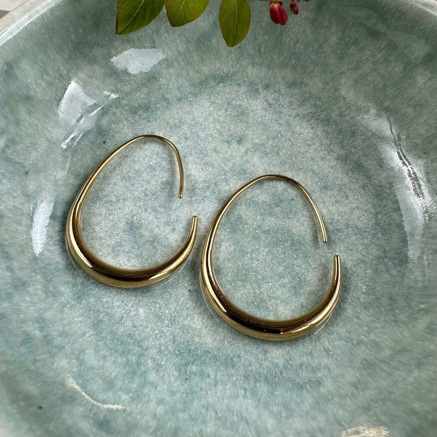 Øreringe Hella forgyldt - VIAMAJA.DK