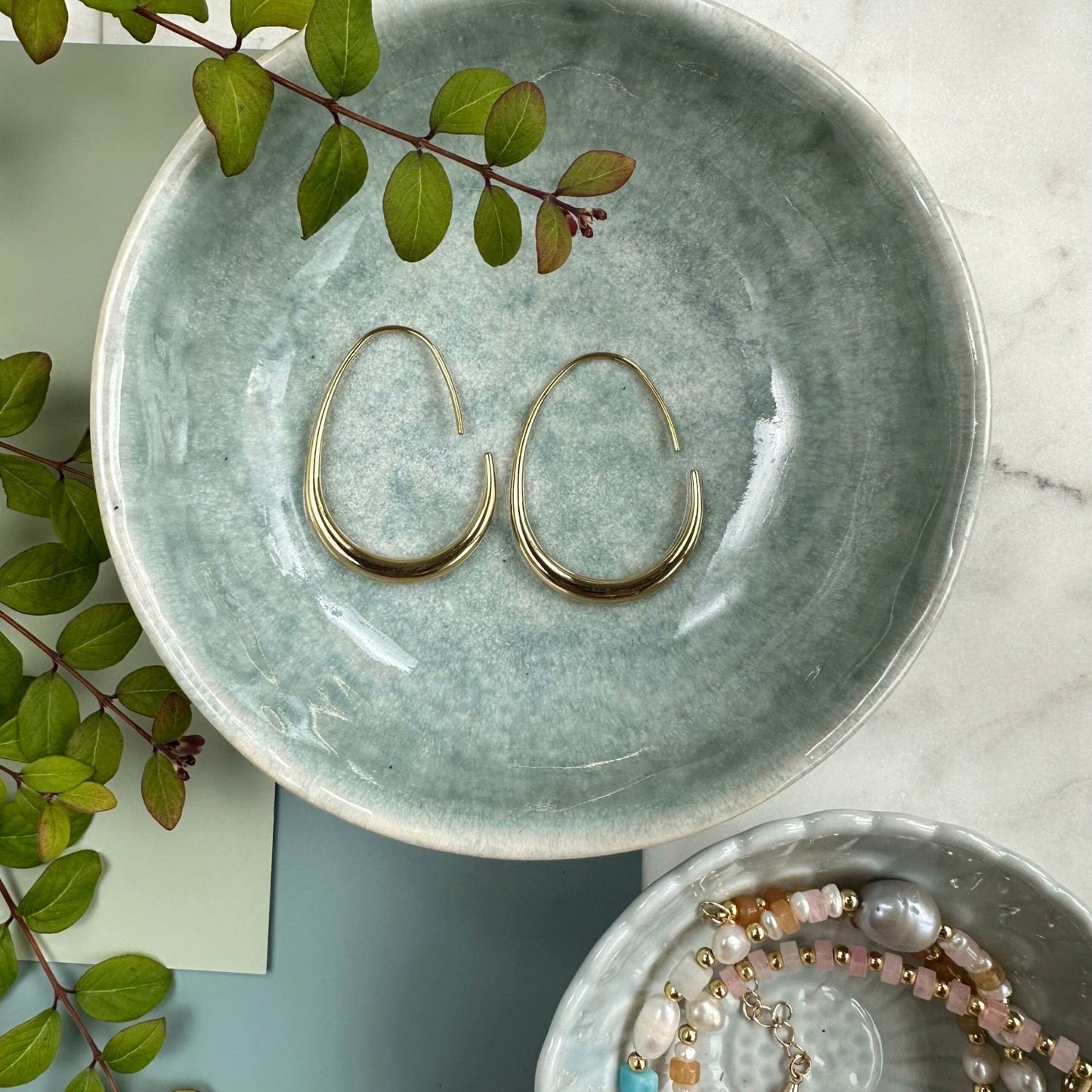 Øreringe Hella forgyldt - VIAMAJA.DK