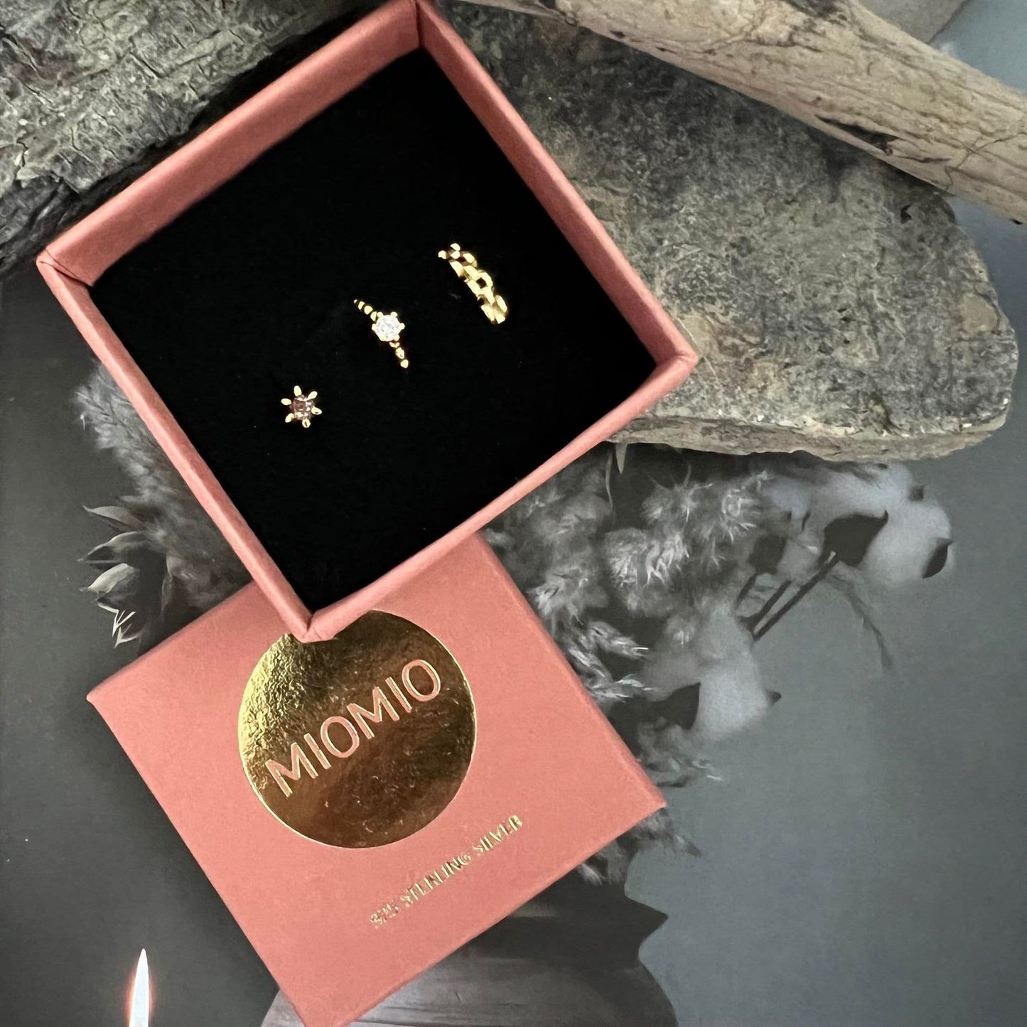 Øreringe Jeanie – Mix box 18K forgyldt - VIAMAJA.DK