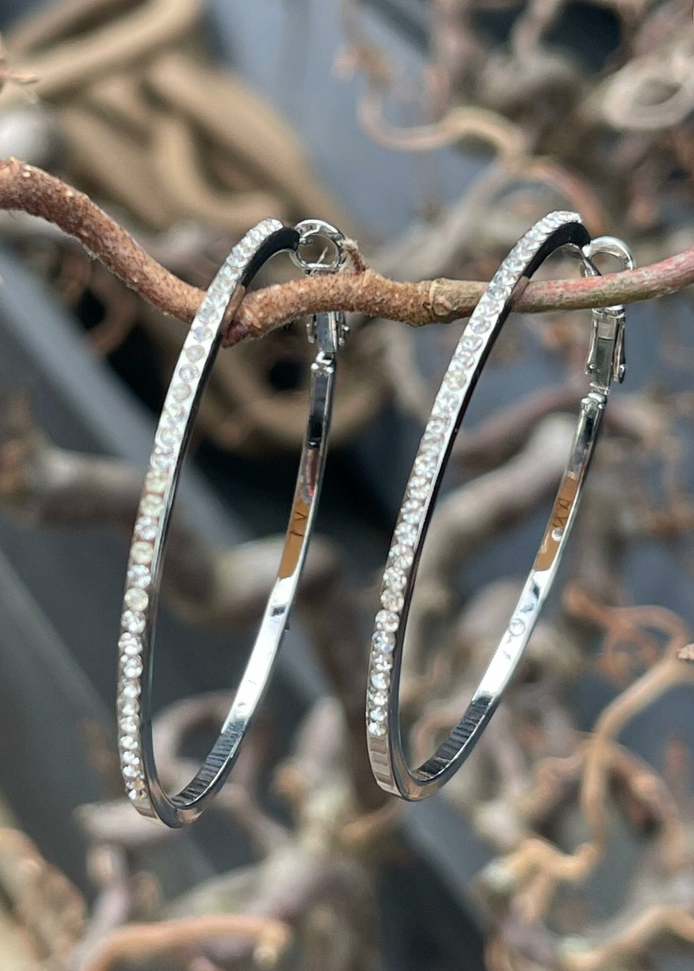 Øreringe Julie Hoops Large - VIAMAJA.DK