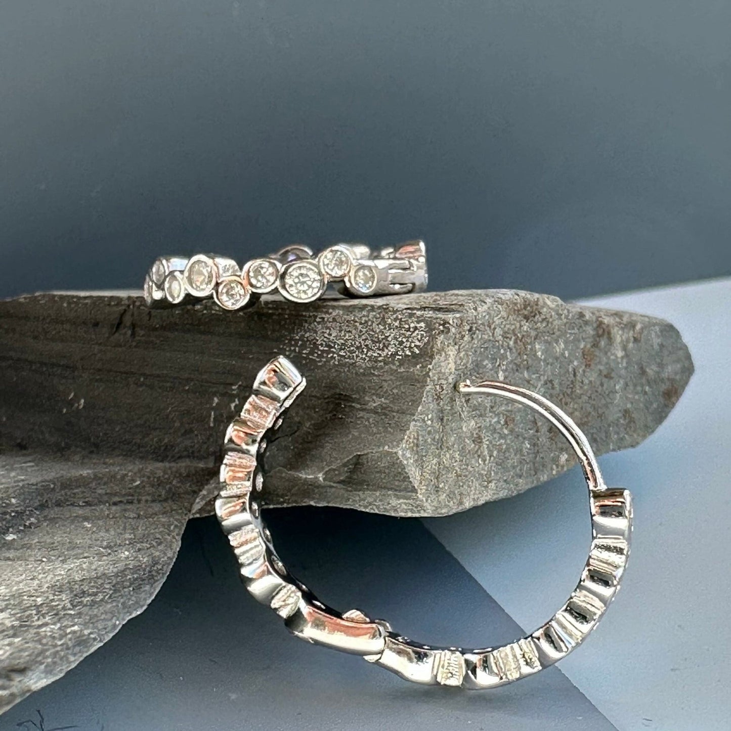 Øreringe LETIZIA Sterling sølv - VIAMAJA.DK