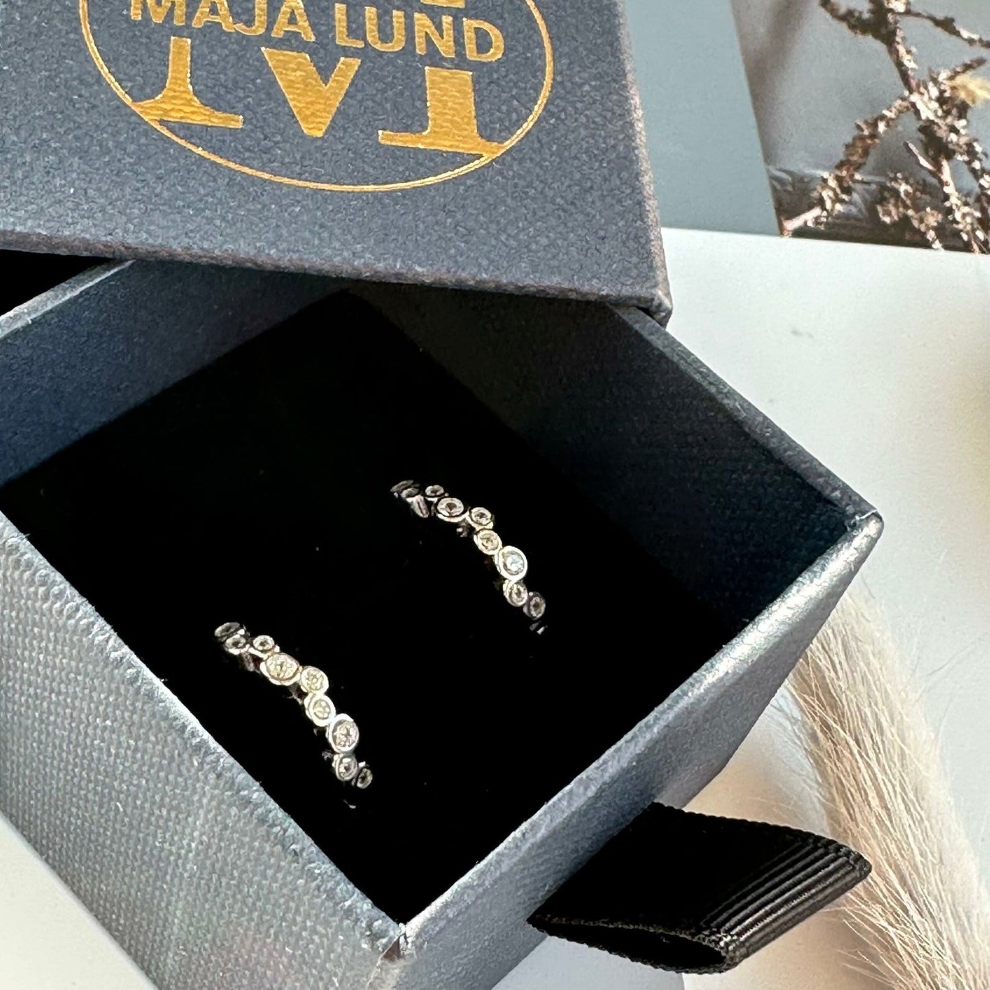 Øreringe LETIZIA Sterling sølv - VIAMAJA.DK