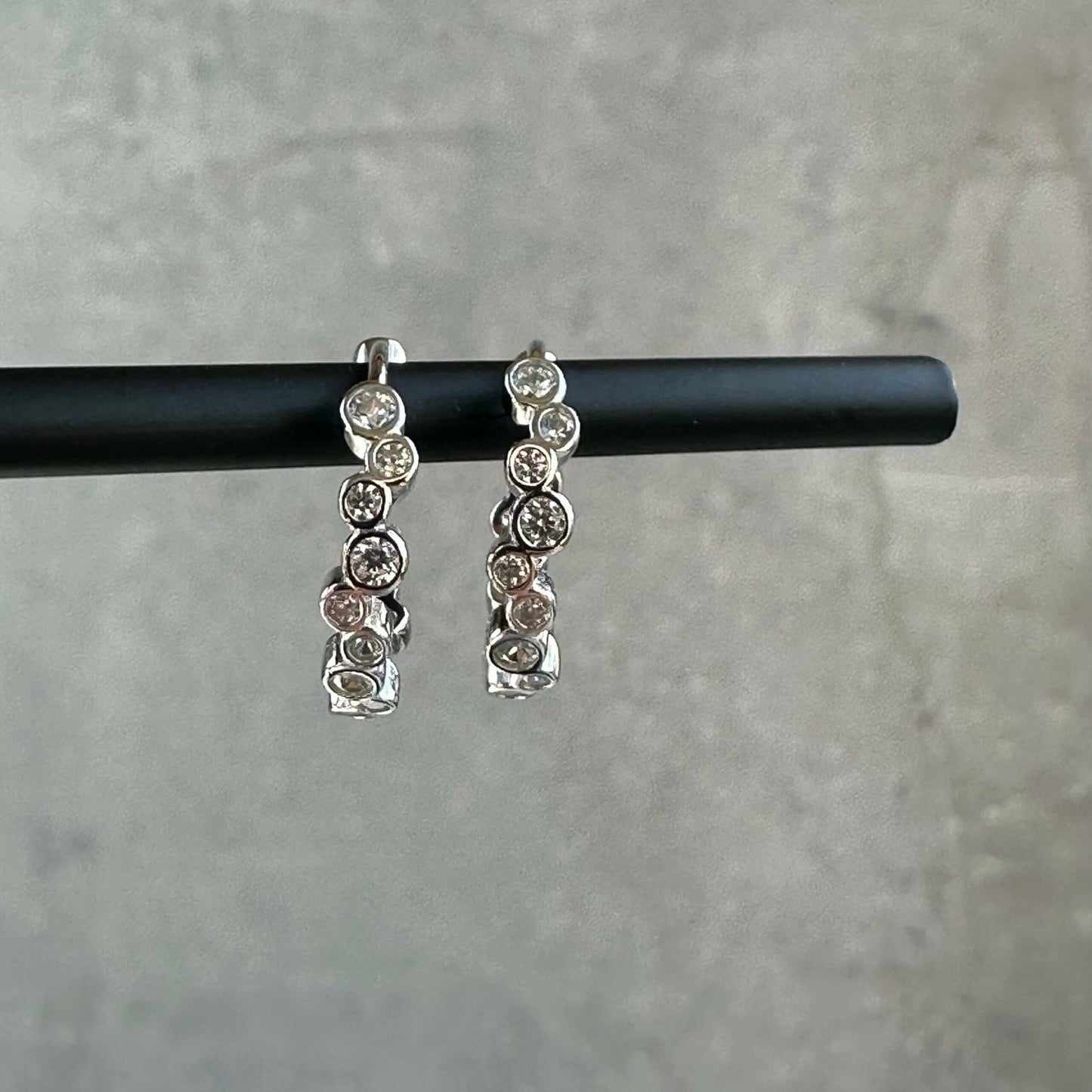 Øreringe LETIZIA Sterling sølv - VIAMAJA.DK