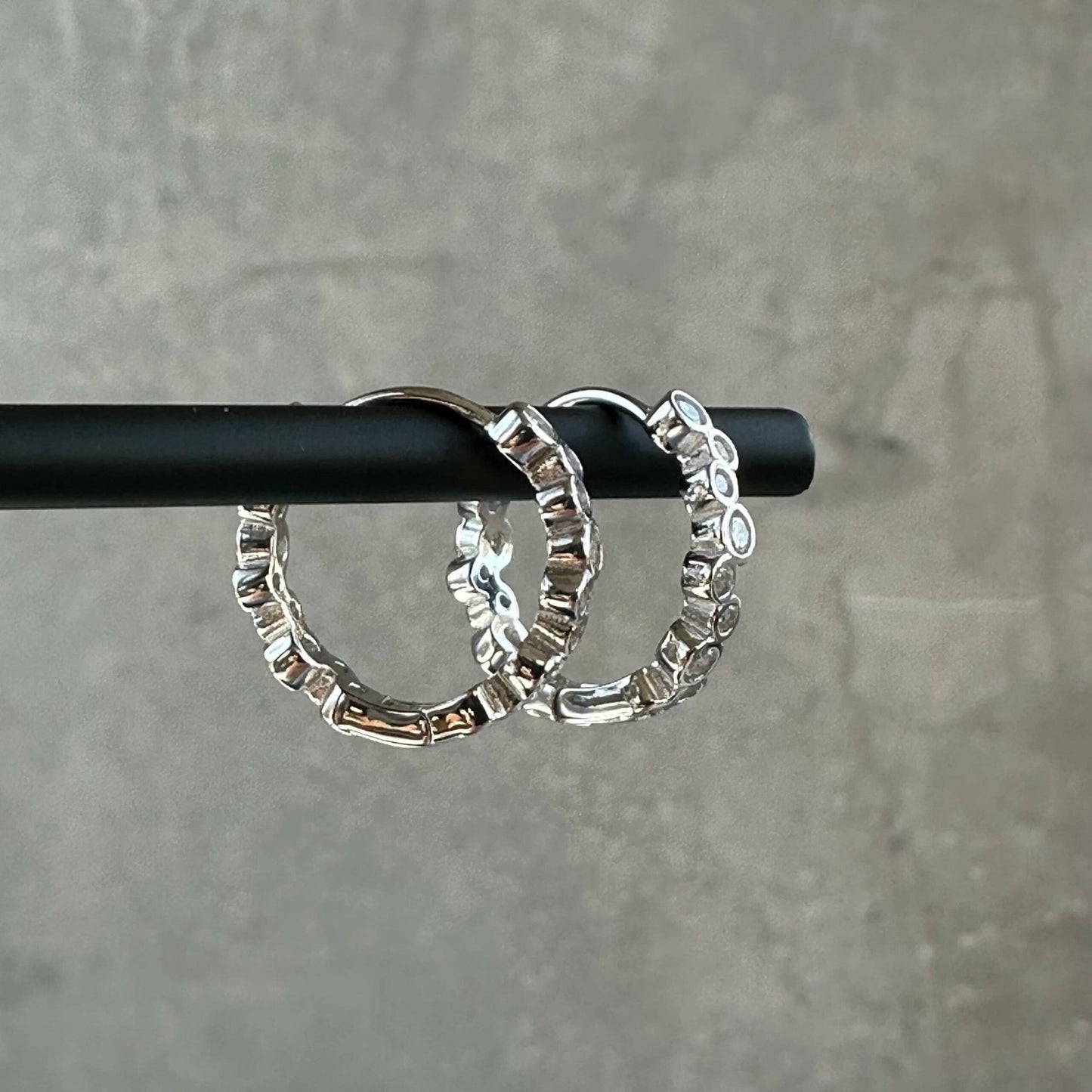 Øreringe LETIZIA Sterling sølv - VIAMAJA.DK