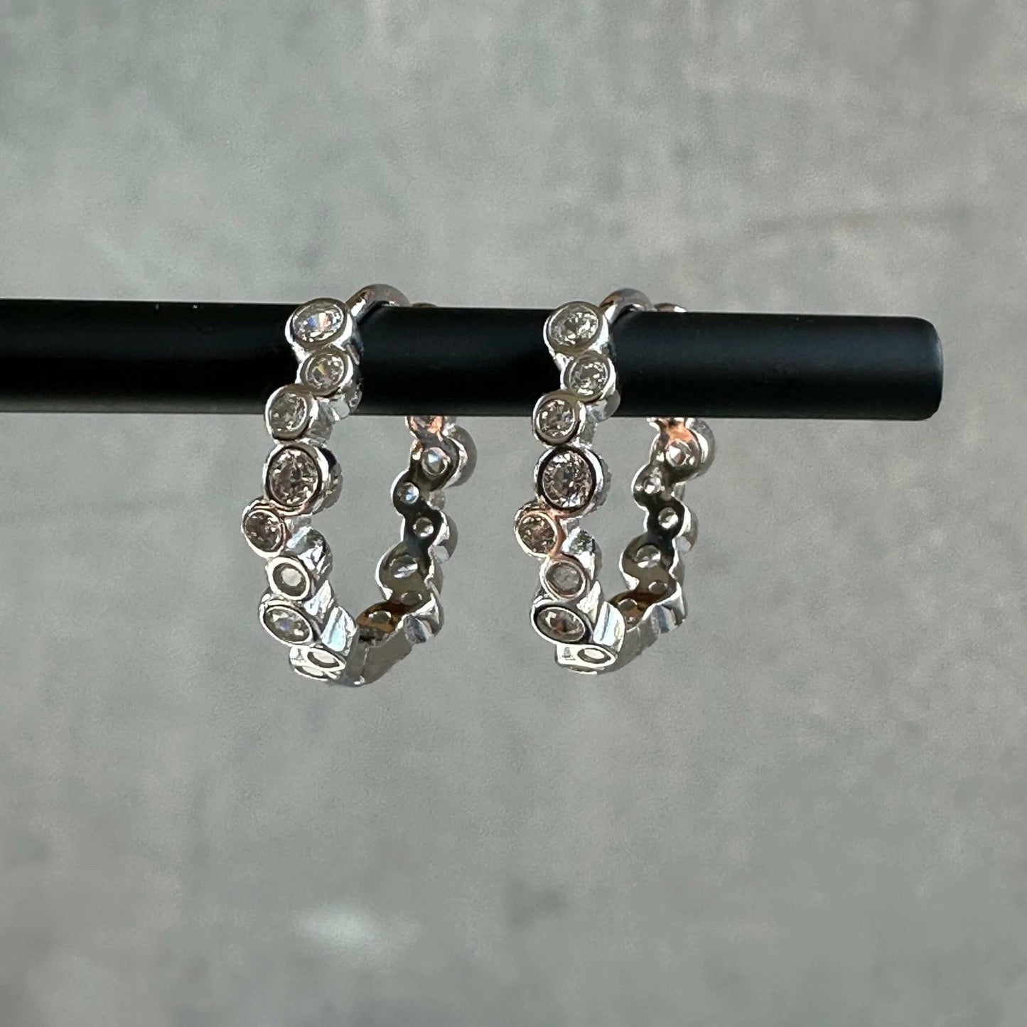 Øreringe LETIZIA Sterling sølv - VIAMAJA.DK