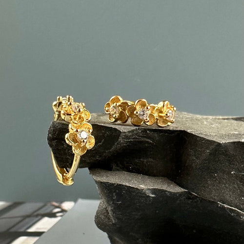 Øreringe Mathilda forgyldt Sterling sølv - VIAMAJA.DK