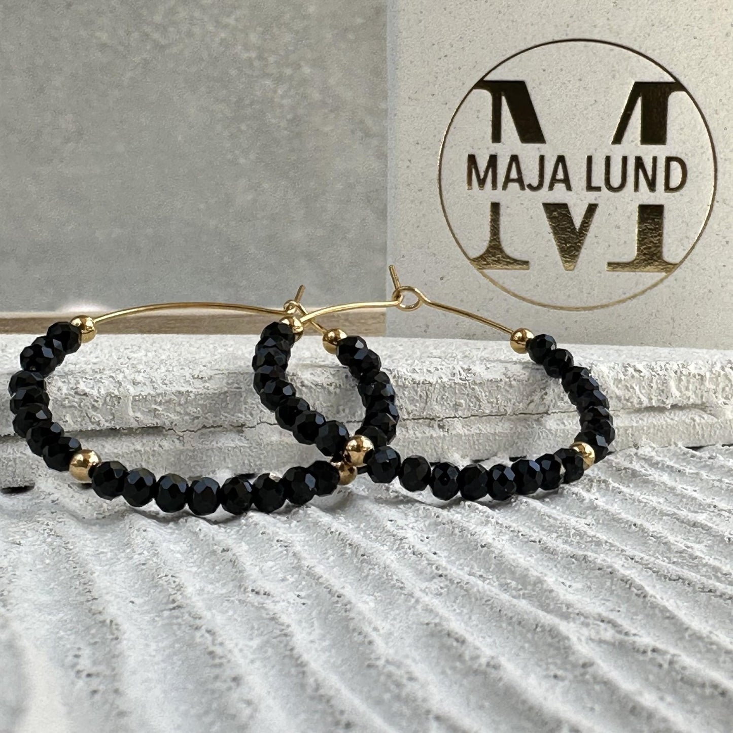 Øreringe Merle – Black - VIAMAJA.DK