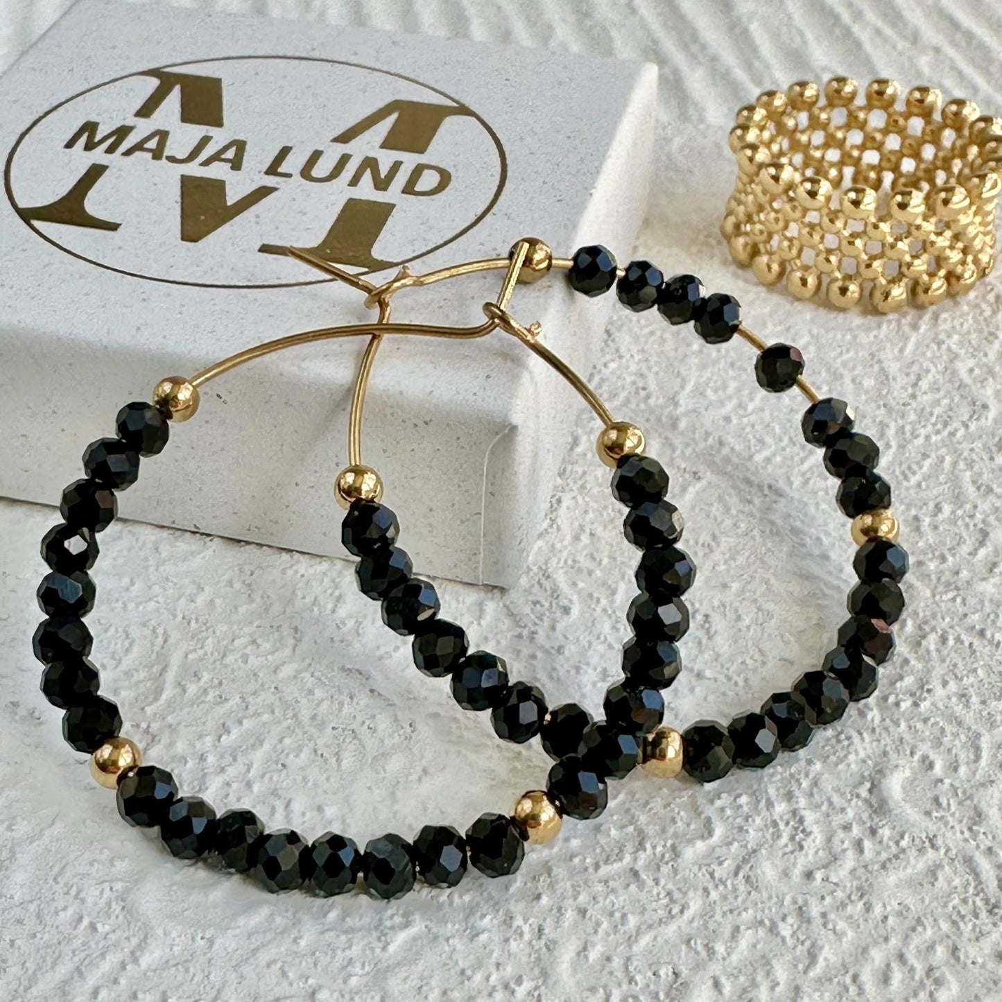 Øreringe Merle – Black - VIAMAJA.DK