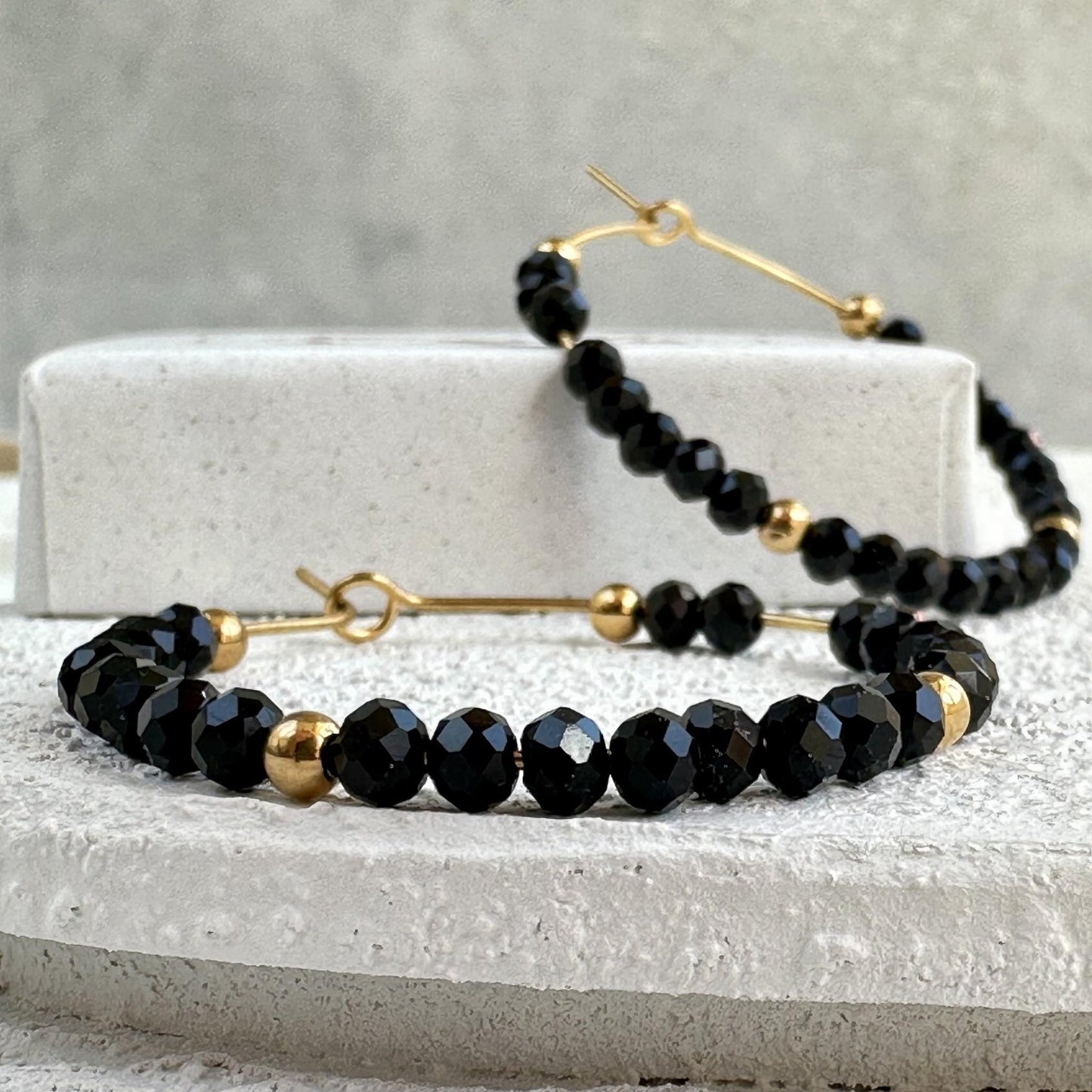 Øreringe Merle – Black - VIAMAJA.DK