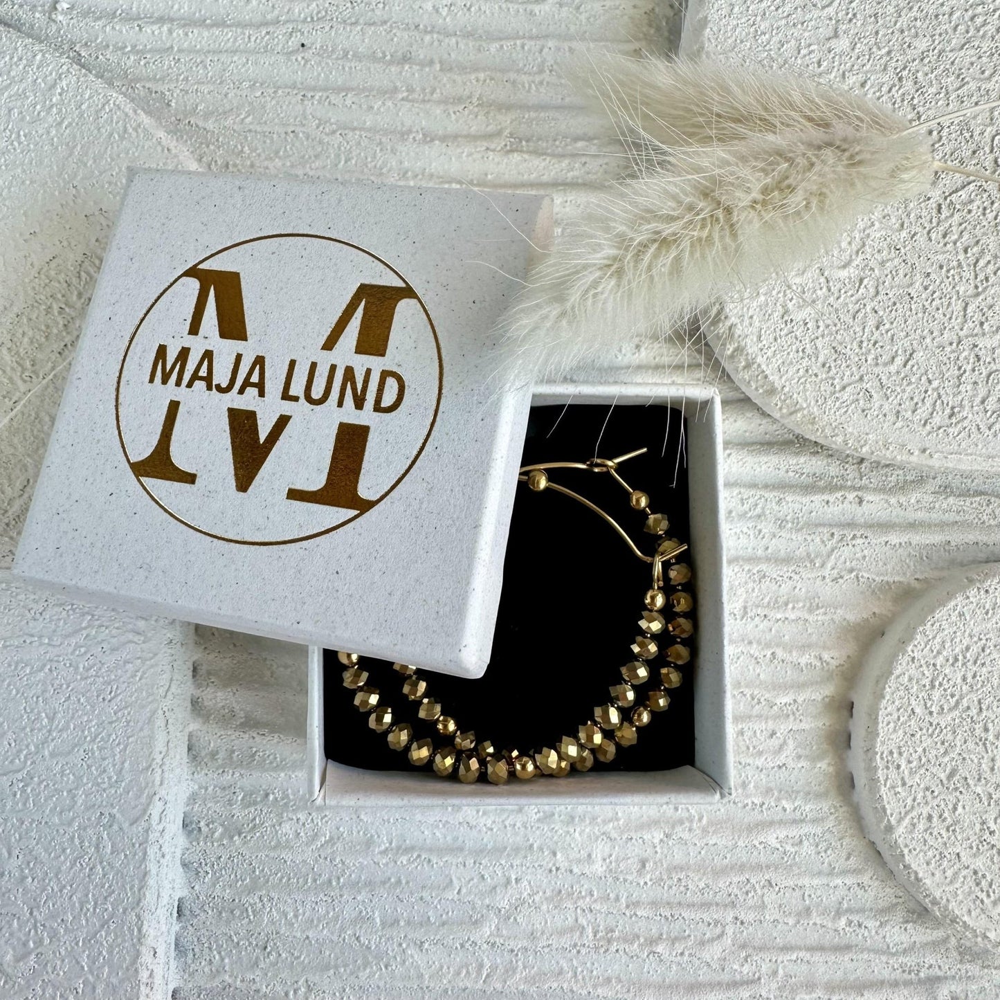 Øreringe Merle – Gylden - VIAMAJA.DK