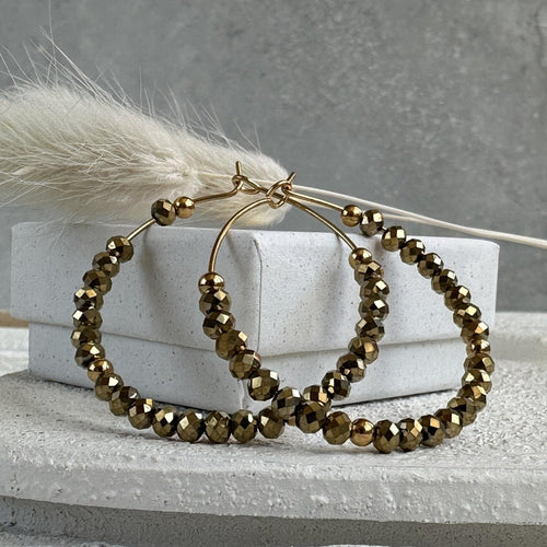 Øreringe Merle – Gylden - VIAMAJA.DK