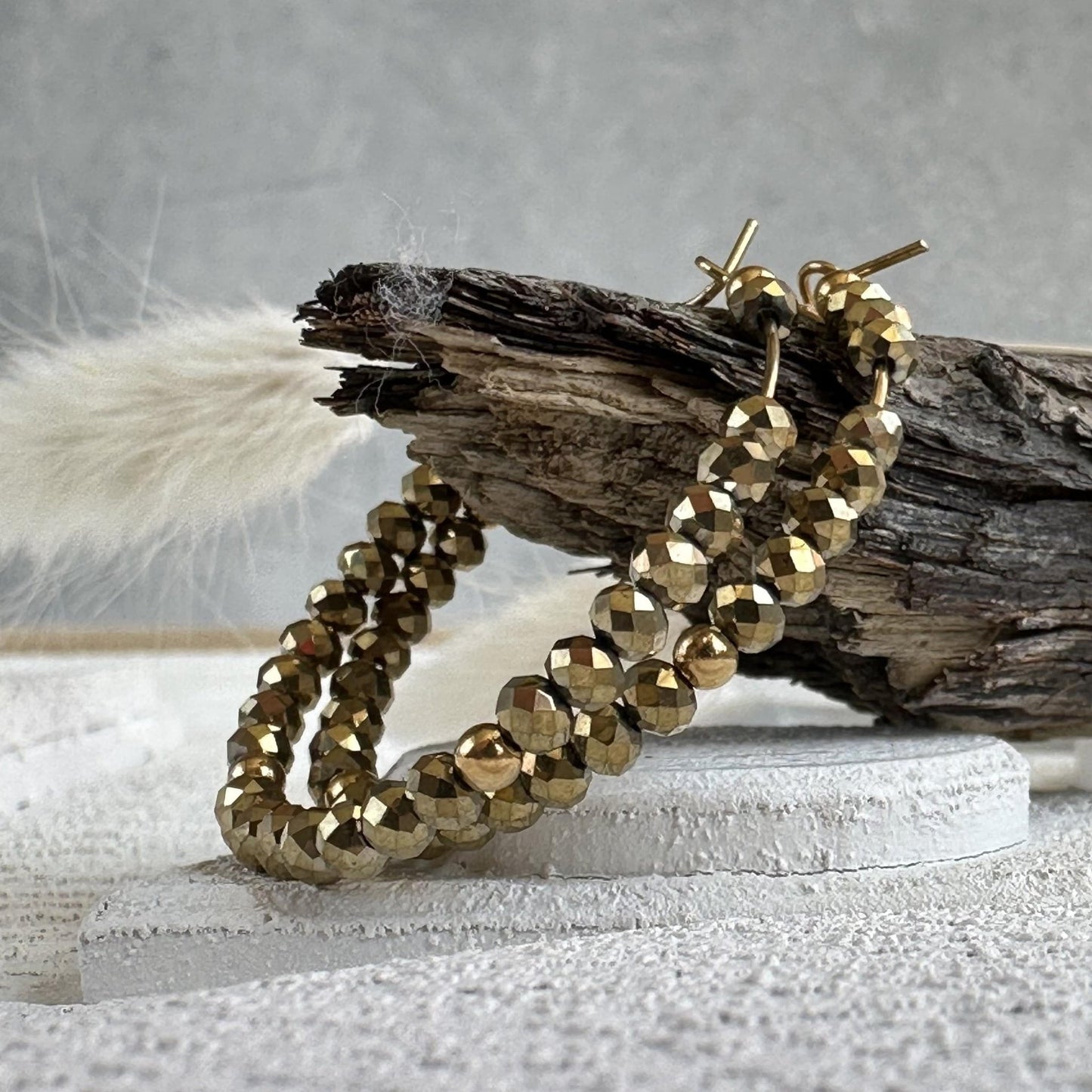 Øreringe Merle – Gylden - VIAMAJA.DK