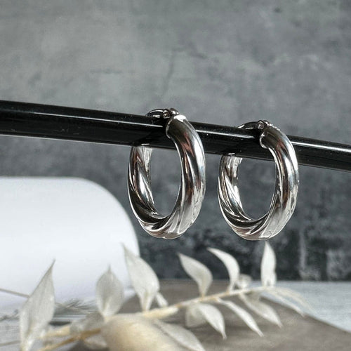 Øreringe Norma - Sterling sølv - VIAMAJA.DK