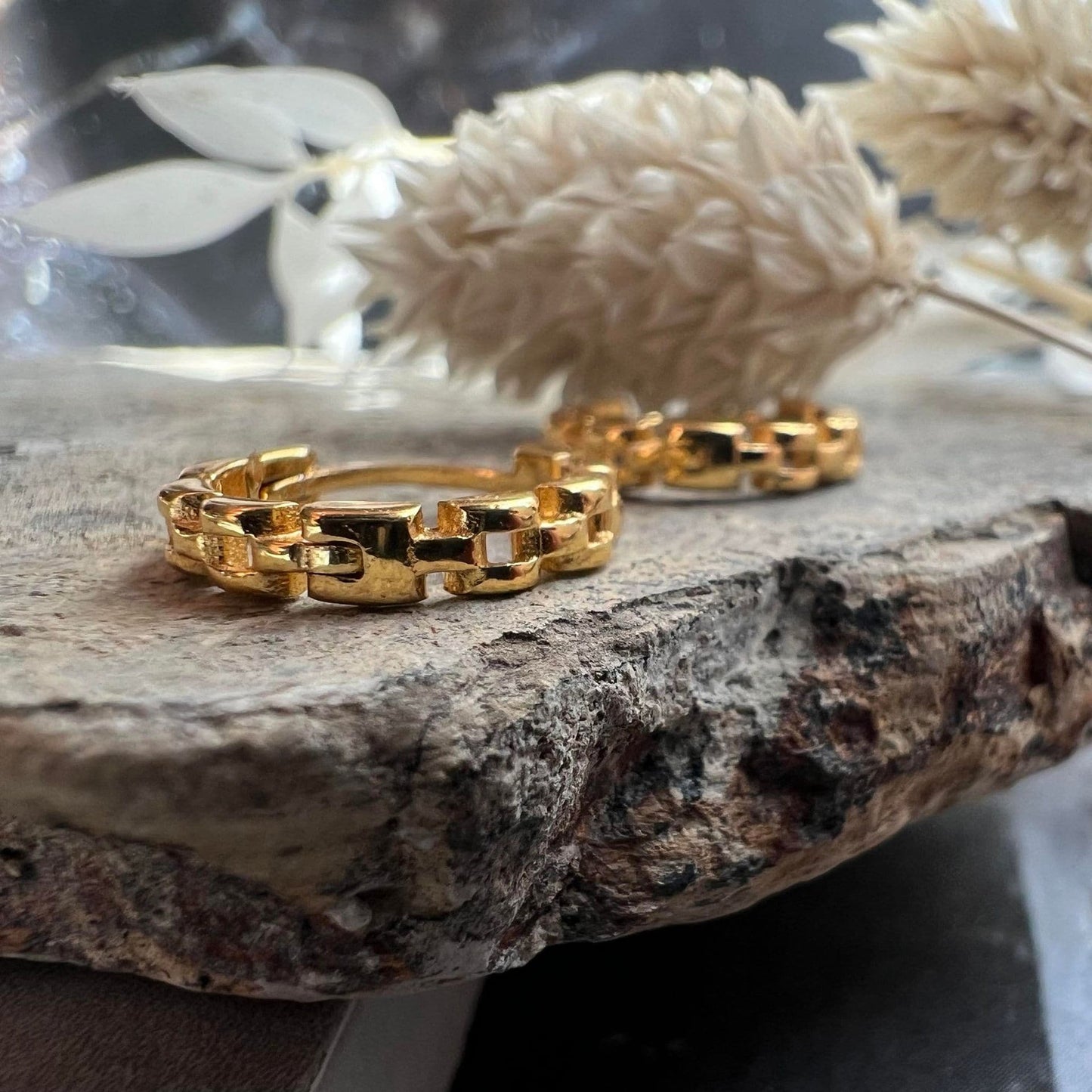 Øreringe Rachel 18K forgyldt - VIAMAJA.DK