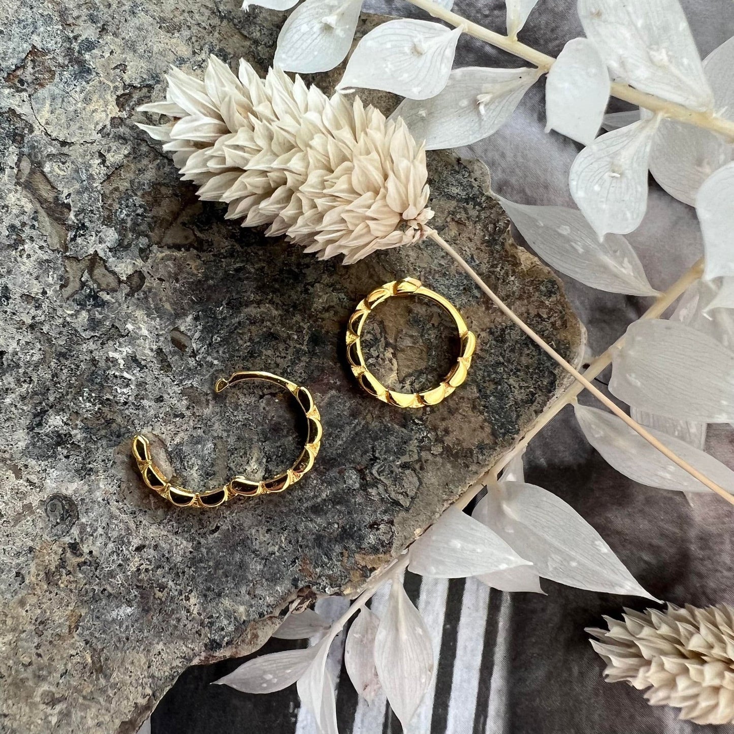 Øreringe Rachel 18K forgyldt - VIAMAJA.DK