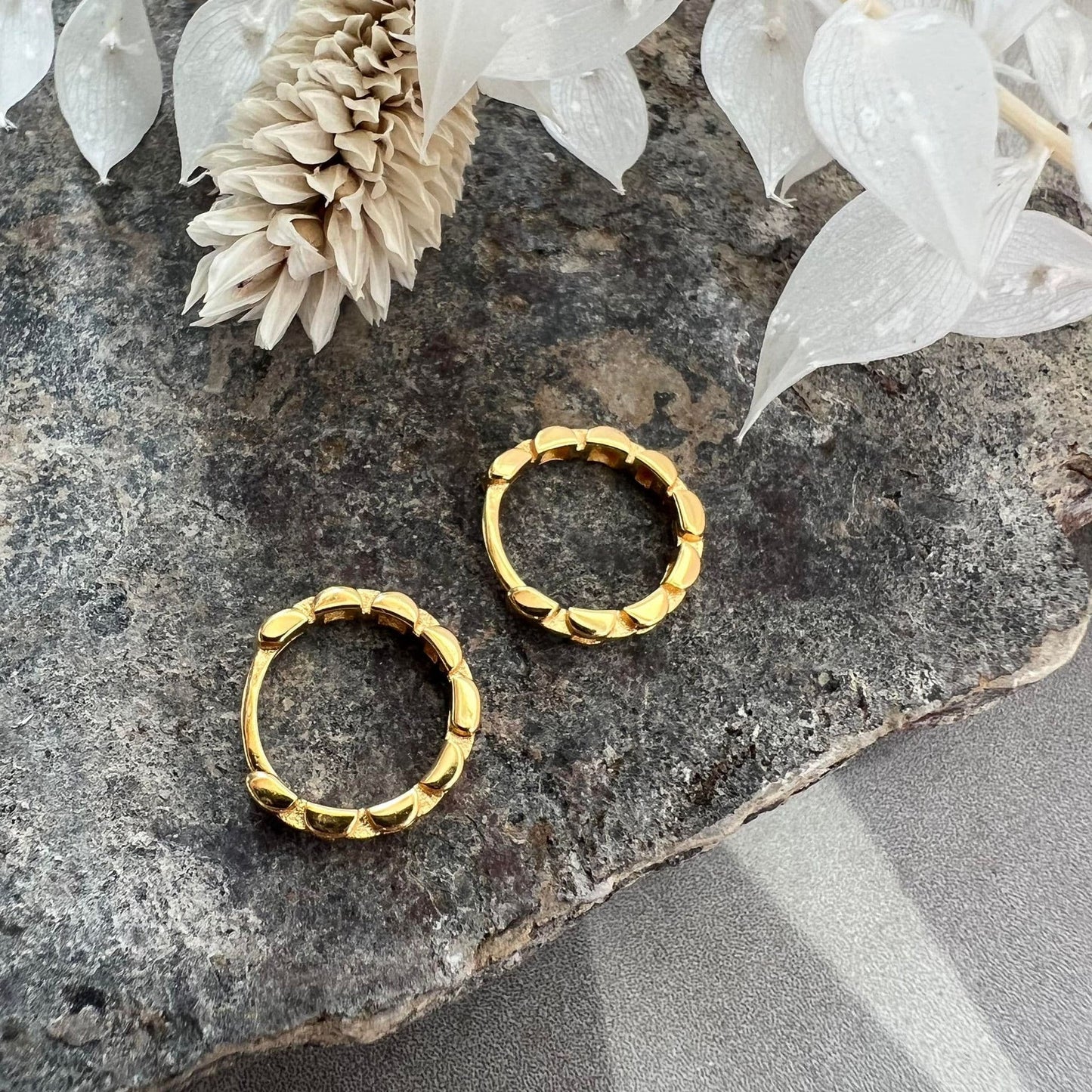 Øreringe Rachel 18K forgyldt - VIAMAJA.DK