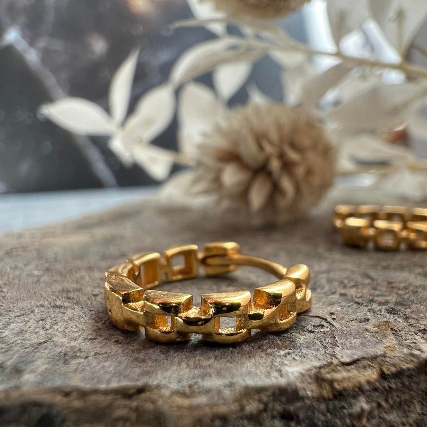 Øreringe Rachel 18K forgyldt - VIAMAJA.DK