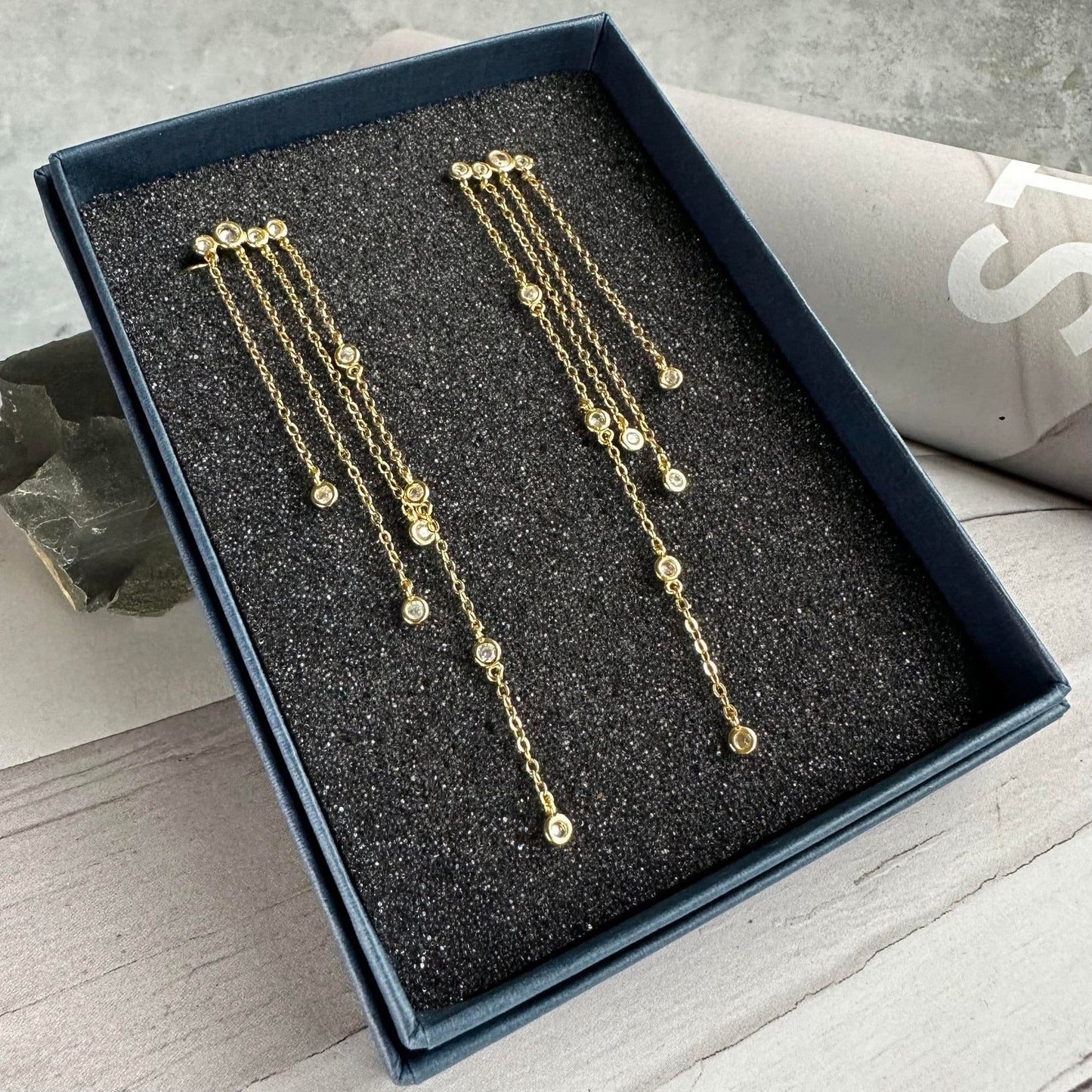 Øreringe Winona forgyldt Sterling Silver - VIAMAJA.DK