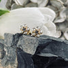 Bella förgyllda sterling silver örhängen