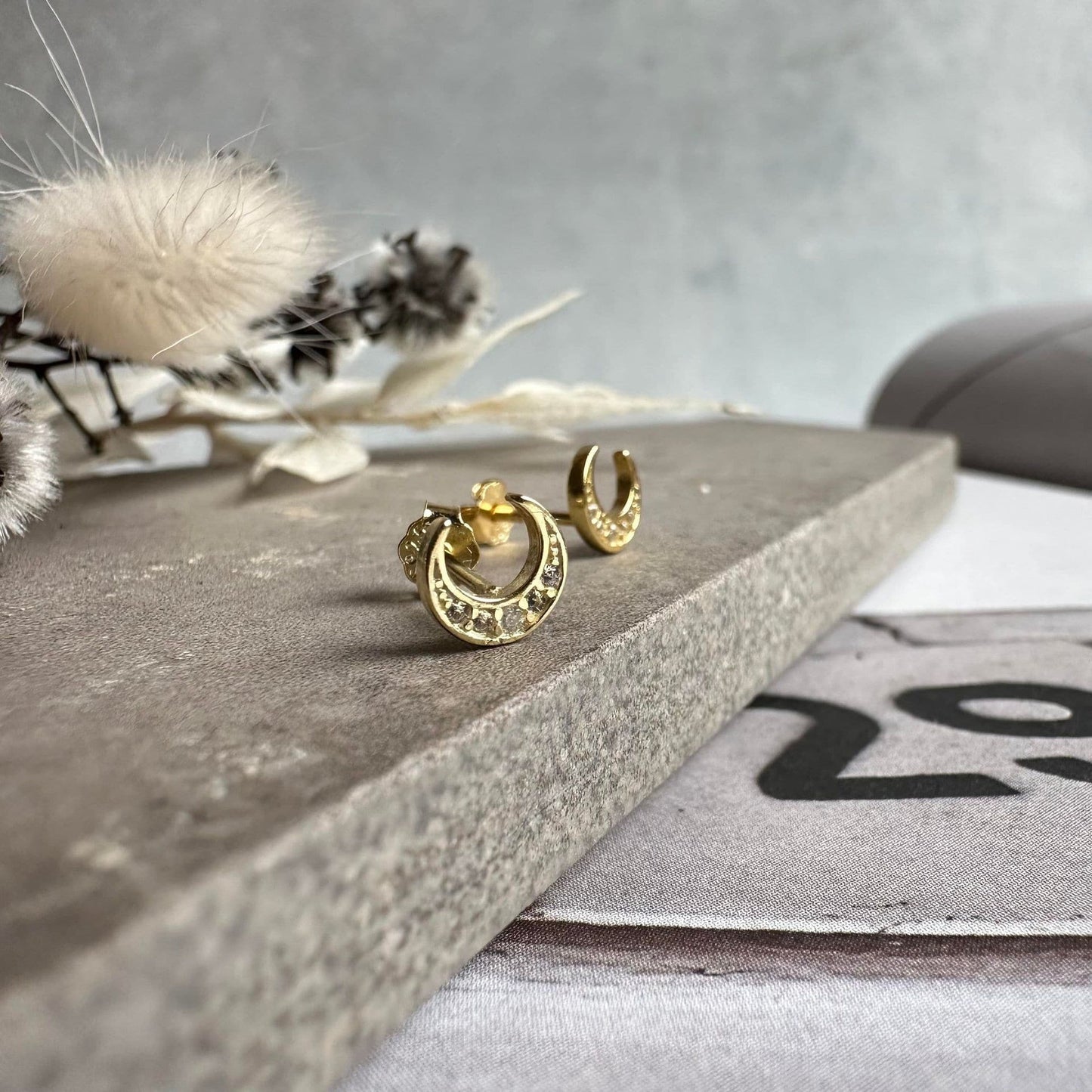 Ørestikker Marleen 18K forgyldt Sterling Silver - VIAMAJA.DK