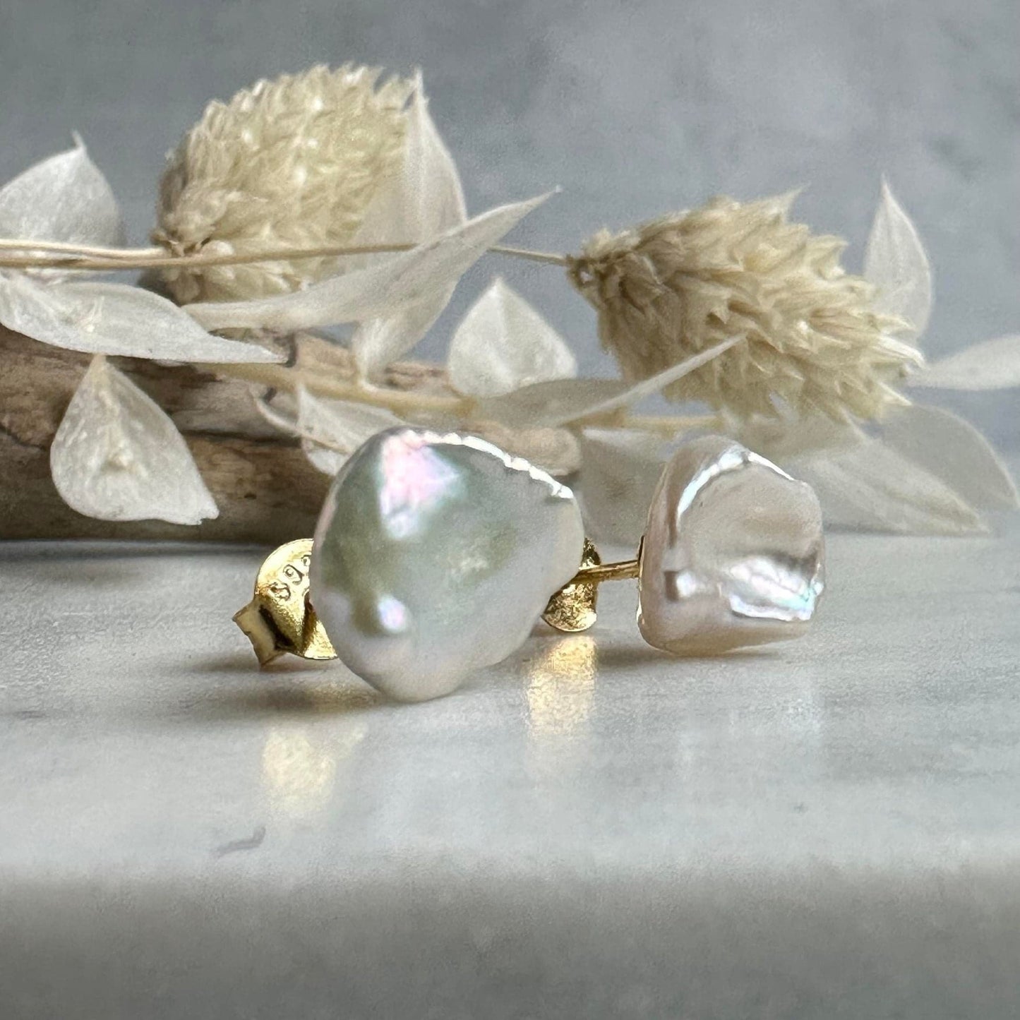 Ørestikker Miranda Sterling Silver 18K forgyldt - VIAMAJA.DK
