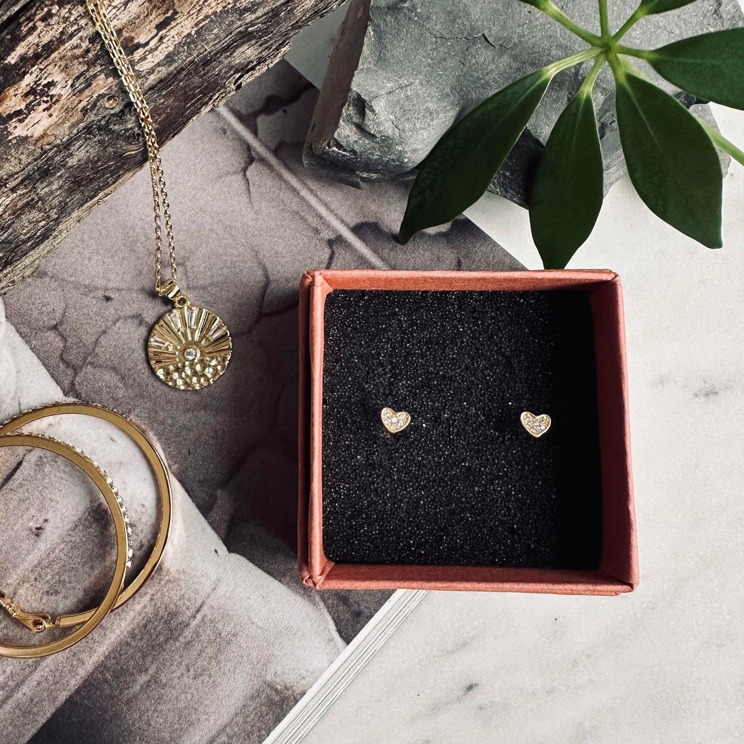 Ørestikker Nena - forgyldt Sterling sølv - VIAMAJA.DK