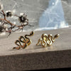 Örhängen Snake 18K förgyllt silver